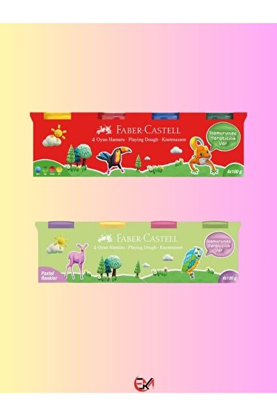Faber Castell Oyun Hamuru 8 Renk 8x100gr