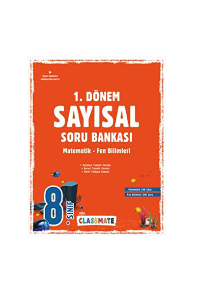 Okyanus Yayınları 8. Sınıf Classmate 1 Dönem Sayısal Soru Bankası
