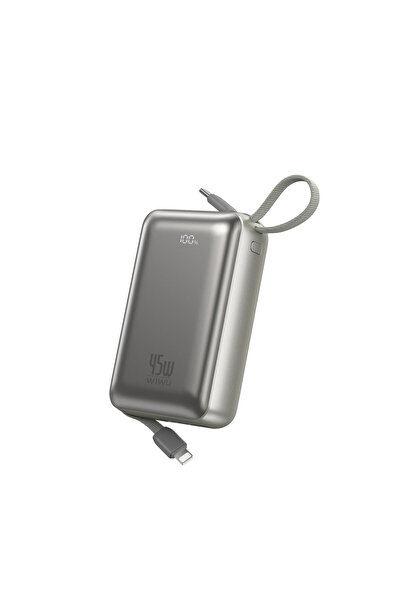 WIWU AS-182 Galaxy Pro Max Serisi Type-C Lightning Çıkışlı Powerbank PD 45W 2...