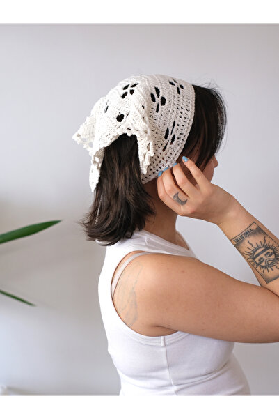 LoomaLoop Bohemian Handmade Crochet Bandana – Summer Festival Hair Accessory ...