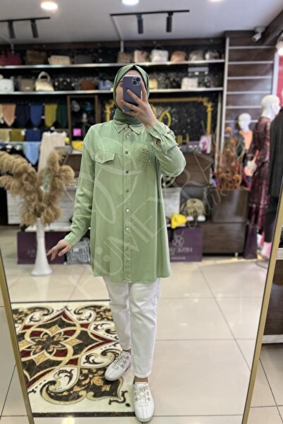 HUMEYRA Leaf and Stone Det Battal Tunic