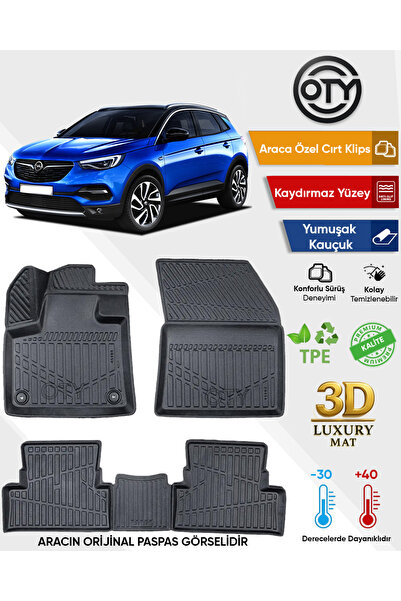 OPEL GRANDLAND X 2017 3D HAVUZLU PASPAS
