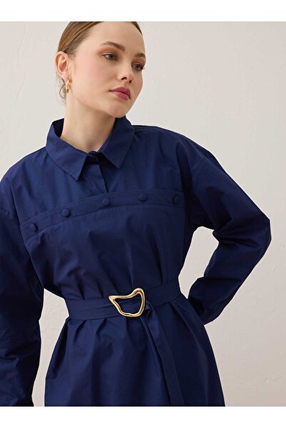 Benin Rochie Hijab - Albastru Marin - Benin - Exclusiv