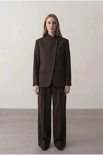 Mathilda Store Kadın Acı kahve Vatkalı Monica Blazer Ceket