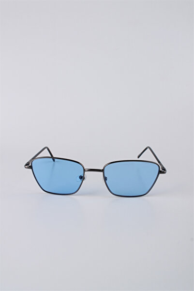By Marine Smoked Frame Blue Glass Geometric Unisex Sunglasses Gg25Bmtompl3R07