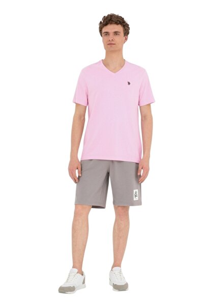 U.S. Polo Assn. Ανδρικό μπλουζάκι με λαιμόκοψη V