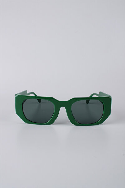 La Viva Green Geometric Plastic Frame Women's Sunglasses Gg25Lv3322R05