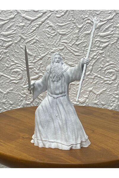 Gandalf Yüzüklerin Efendisi ve Hobbit romanlarının baş kahramanı temalı dekor obje