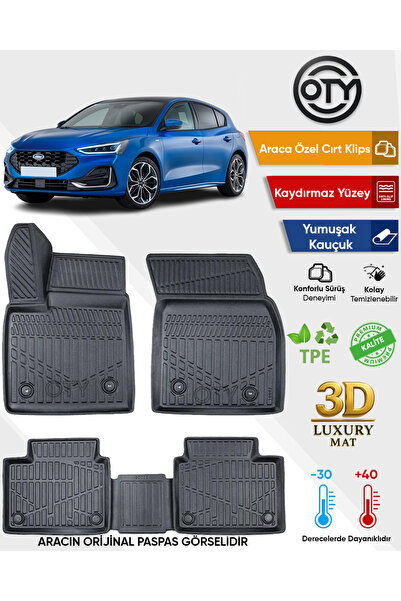 FORD FOCUS 5 2019+ 3D HAVUZLU PASPAS