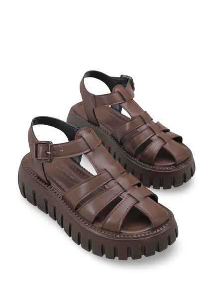 Riccon Γυναικεία Σανδάλια Rhea Sia 0012600 Καφέ