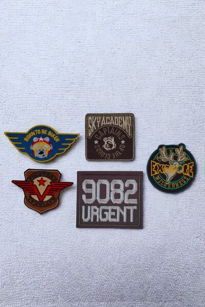 Self Casa Σετ Κεντητών Εμβλημάτων Ύφανσης Explorer