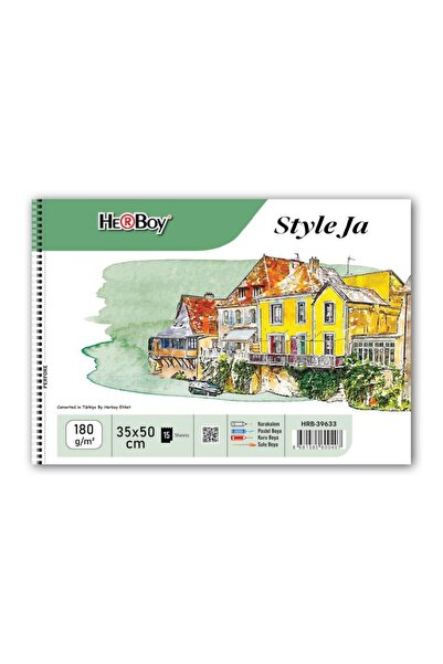Herboy Τετράδιο ζωγραφικής 35*50 180g/m2 15 φύλλα HRB-39633
