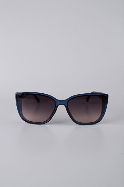 Silvio Monetti Blue Square Frame Women's Sunglasses Gg25Sm8007R03