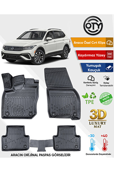 VOLKSWAGEN TİGUAN 2024- 3D HAVUZLU PASPAS