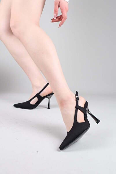 Birikon Παπούτσια με τακούνι LUGO Mirror BLACK