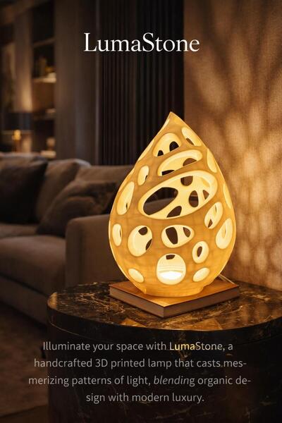 MoodDesign Lumastone Lamp - Luxury Table and Night Lamp