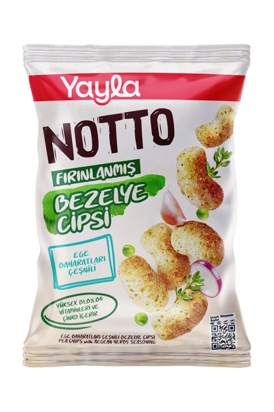 Yayla NOTTO FIRINLANMIŞ BEZELYE CİPSİ 55 GR EGE BAHARAT ÇEŞNİLİ