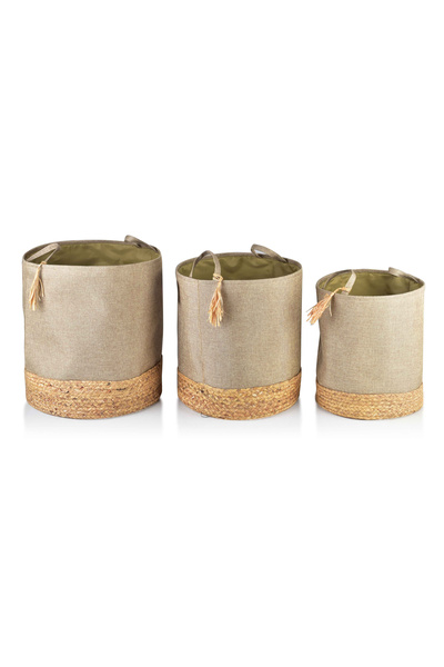 MONDEX SET AMPARO DE 3 COȘURI 42x42x46/39x39x42/34x34x38 cm