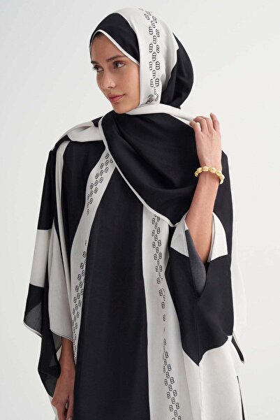 carell Monochrome Floş Şal Siyah