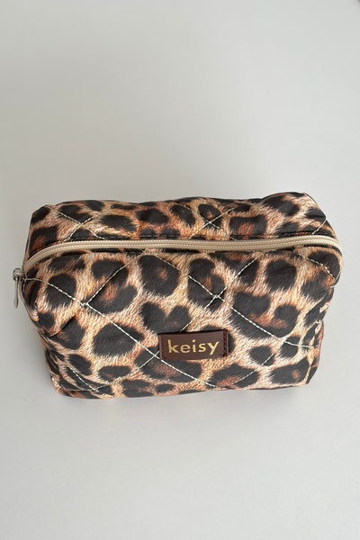 keisy Τσάντα μακιγιάζ με σχέδια και ανάγλυφη υφή