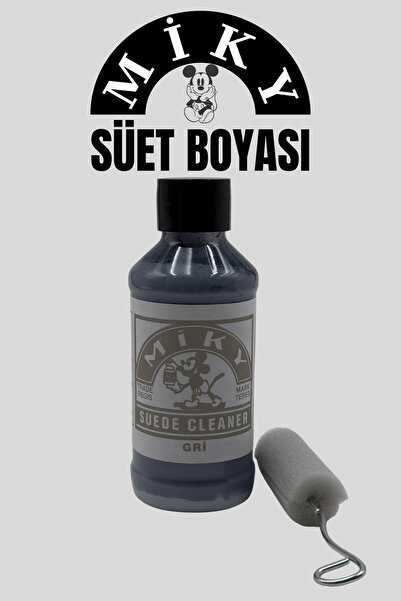MİKY Süet Nubuk Likit Ayakkabı Boyası 100ml Gri