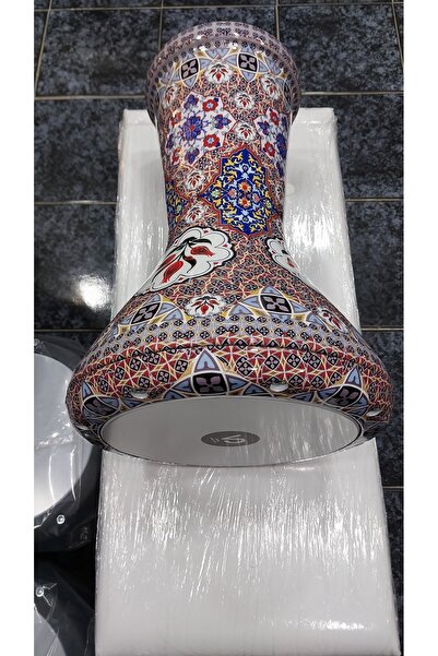 Vatan Darbuka Çini mozaik işlemeli profesyonel kılıflı
