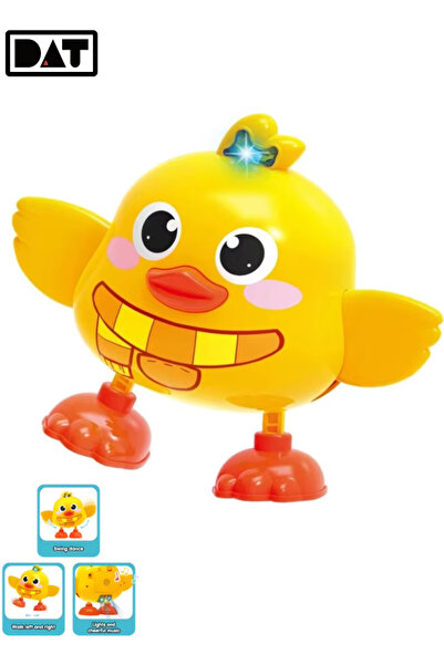 DAT Dancing Duck Toy with Light and Joyful Music, Swing Dance Walking Action