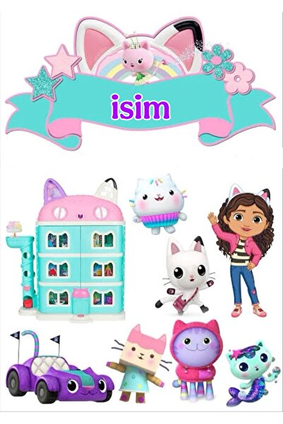 telaşe memuru صورة كعكة غابي هاوس أوف دريمز وزينة الكيك - طباعة غابي هاوس أوف...