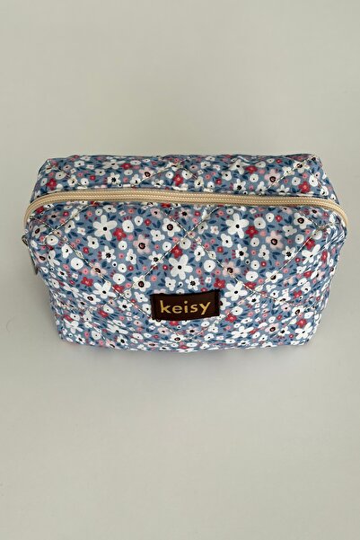 keisy Τσάντα μακιγιάζ με σχέδια και ανάγλυφη υφή