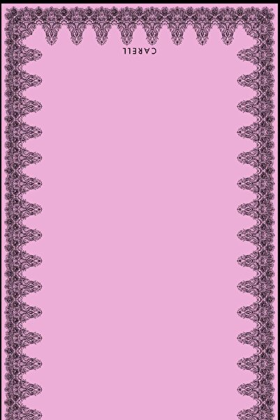 carell Floral Floş Şal Pembe