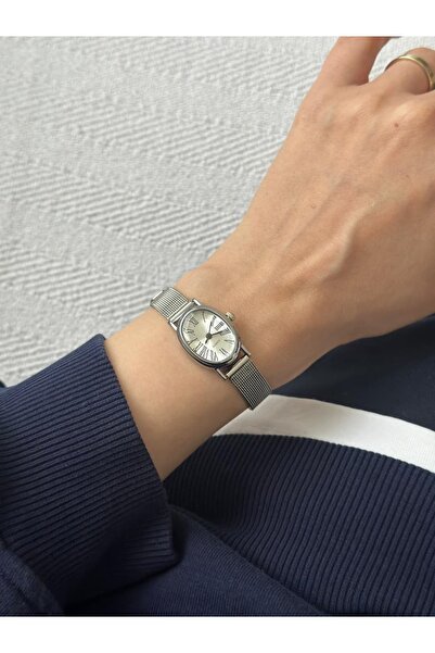 MERW Arry Model Silver Color Metal Cord Women Wrist Watch