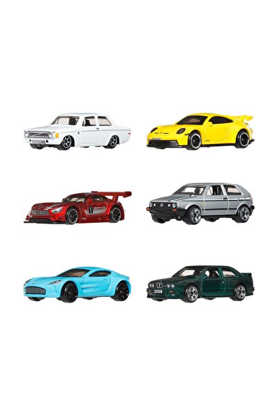 mattel Hot Wheels Ασημένια Σειρά Σετ Ευρωπαϊκού Στυλ 1:64 (JLB25)