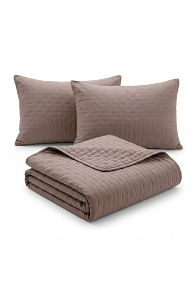 Meltem Κουβερλί 220x240 εκ. Καπιτονέ Υπερηχητικό Μικροΐνες Απαλής Υφής Σετ 3 ...