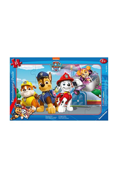 RAVENSBURGER Παζλ Πάου Πάτρολ: Τέσσερις Γενναίοι Διασώστες! 15 τεμάχια ( 05681)