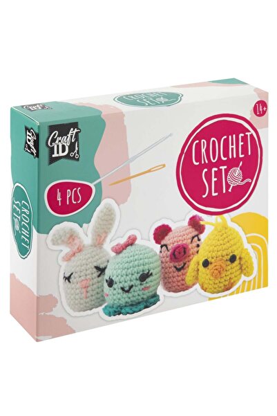 CraftID Κιτ Πλεξίματος με Βελονάκι Craft ID Ζώα 4 τεμάχια (CR1721/GE)