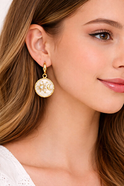MakeWell Heart Butterfly Flower Sun Moon Star Design Dangle Earrings for Teen...