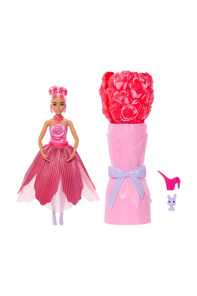 mattel Barbie Petal Pop Trandafir Roșu (JMF59)