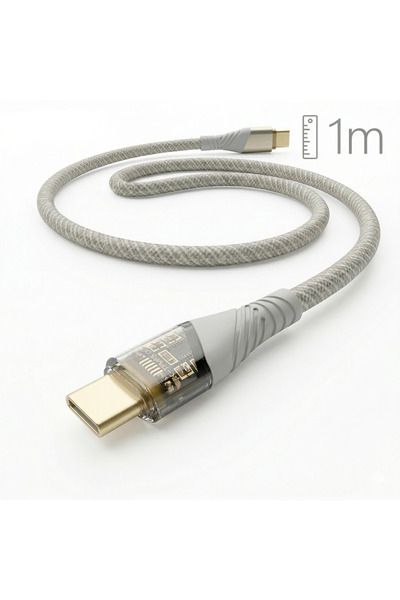 Wyred by Monga Καλώδιο ταχείας φόρτισης USB-C Wyre 100C B, PD 100W, 5A, Διαφα...