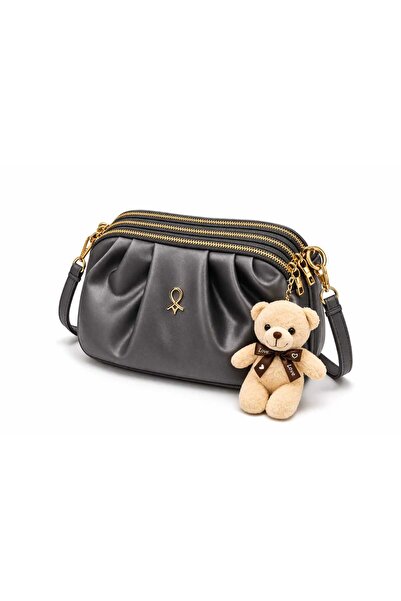 MODAMARKM ΜΑΥΡΗ ΓΥΝΑΙΚΕΙΑ ΤΣΑΝΤΑ ΩΜΟΥ ΜΕ 3 ΘΕΣΕΙΣ ΚΑΙ ΦΕΡΜΟΥΑΡ ΓΙΑ ΚΑΘΗΜΕΡΙΝΗ...