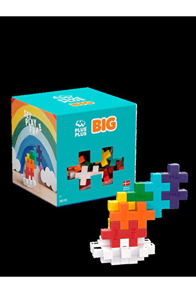 Plus Plus Μεγάλο Μείγμα Ουράνιου Τόξου 100 τεμάχια (4354)