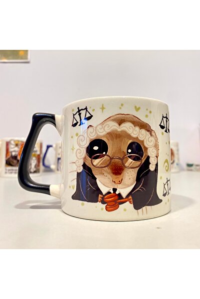 westartic Sad Üzgün Hamster - Meslek: Hakim Judge Kupa Fincan Bardak