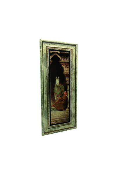 Sadrazam Εκτύπωση εικόνας αλόγου σε πίνακα από φυσική πέτρα 20X463G-ArAt1