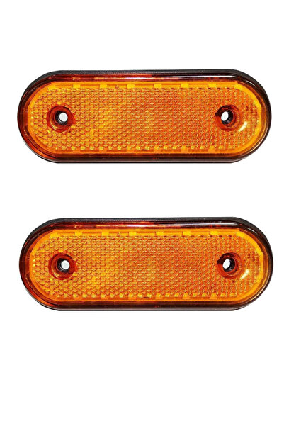 ERK 2x LED φώτα πλευρικής σήμανσης, Κίτρινα 12-24V