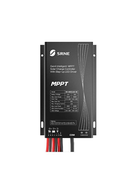 GÜMRÜK BEY SRNE SR-MES160-W 12/24V 15A Solar Şarj Kontrol Cihazı IP67