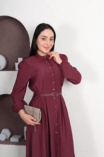 Moda Krash ΚΑΛΟΚΑΙΡΙΝΟ ΦΟΡΕΜΑ ΑΠΟ ΥΦΑΣΜΑ MODAL ΜΕ ΚΟΥΜΠΙΑ ΣΕ ΟΛΟ ΤΟ ΜΗΚΟ