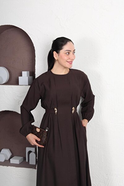 Moda Krash ΚΑΛΟΚΑΙΡΙΝΟ ΦΟΡΕΜΑ ΜΟΝΤΑΛ ΜΕ ΛΕΠΤΟΜΕΡΕΙΑ ΚΟΥΜΠΩΜΑΤΩΝ