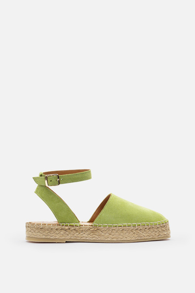 Bestyle Maison Genuine Suede Leather Espadrille