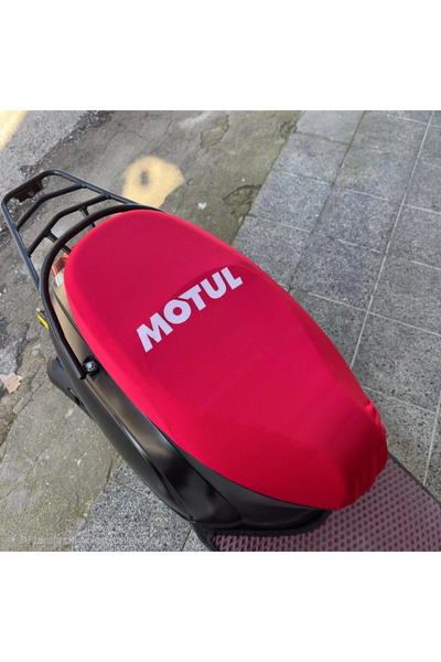 şimika tuning tuningmarketim Motul Red Motorcycle Seat Cover