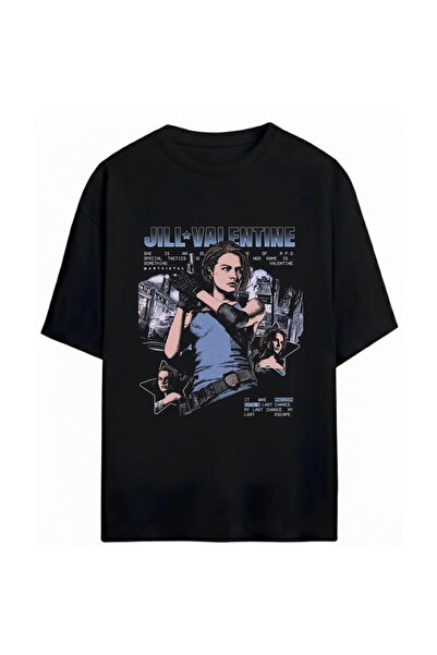 SVART WEAR Resident Evil Unisex Oversize 100% Cotton T-Shirt