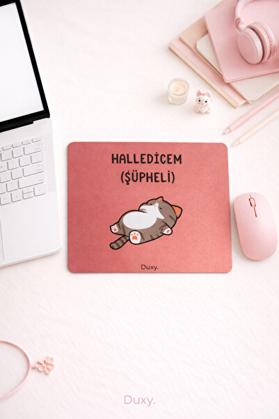 Duxy Espirili Rubber Mouse Pad, 19 cm, Αντιολισθητική βάση, Άνετο και μαλακό ...